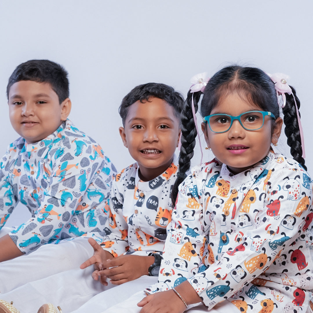 Pawfect Friends Kurta-Pajama Set