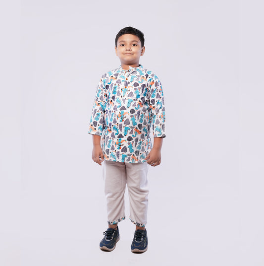 Dino-Mite Adventure Kurta-Pajama Set