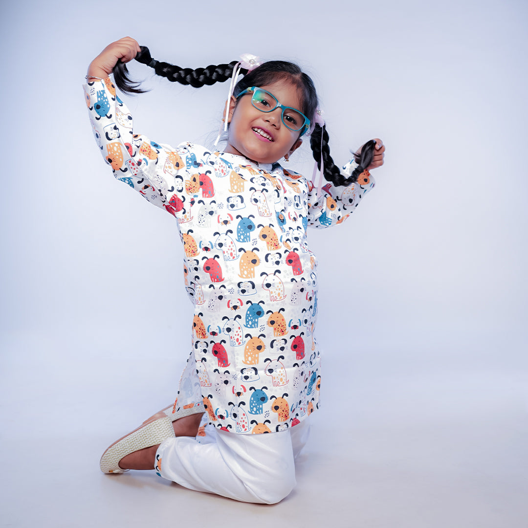 Pawfect Friends Kurta-Pajama Set